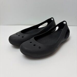 Crocs Black Kadee Flats‎ Women's 9